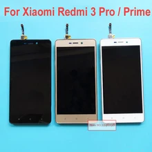 5,0 zoll Redmi3 Prime Voll LCD Display + Touch Panel Bildschirm Digitizer Montage mit Rahmen Für Xiaomi Redmi 3 Pro Ersatz teil