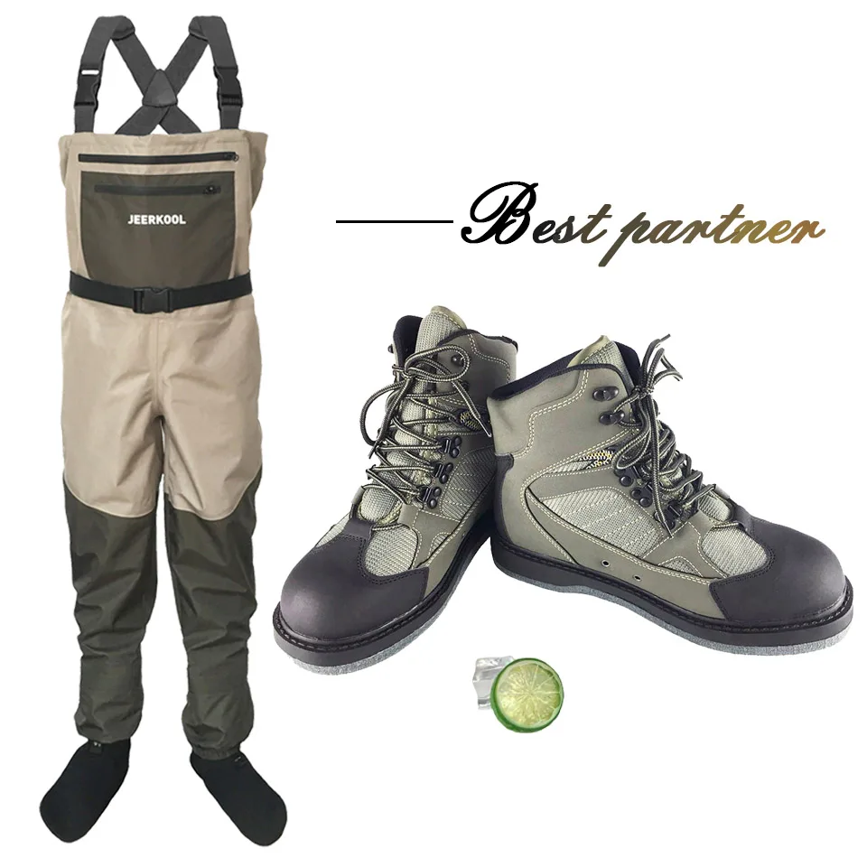 Fly Fishing Waders Overalls Work Clothes Waterproof Suit Wading Shoe