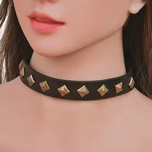 Collar esclavo erótico juguetes Sexy para adultos, cuellos de cuero divertidos Vintage con remaches, muebles sexuales SM para parejas, Bondage BDSM femdom, herramientas sexuales