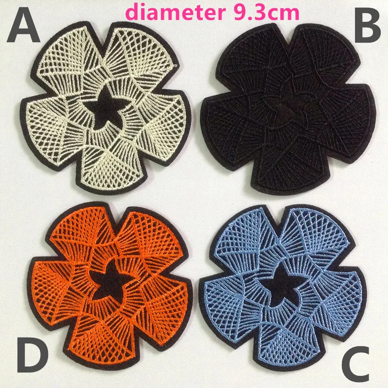 Diameter 9.3cm embroidery windwill pattern patch 4 colors available LY181106B | Дом и сад