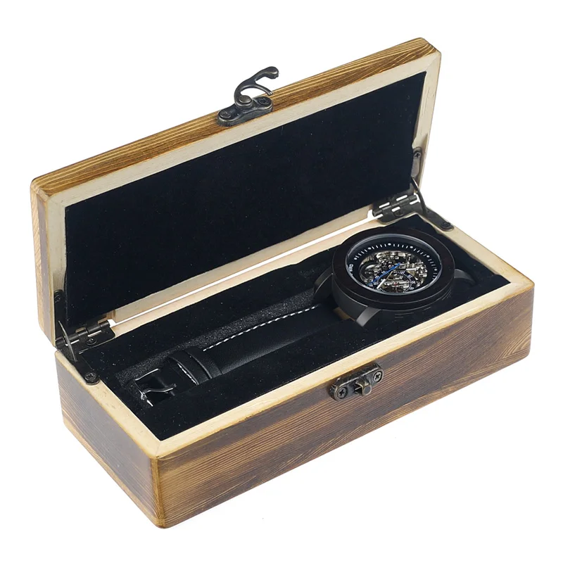 wooden watches box for wood wristwatch men (9)