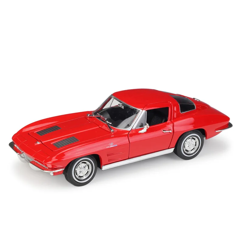 

Welly 1:24 Chevrolet Corvette 1963 Diecast Alloy Model Car Toy Car Model Vintage Car