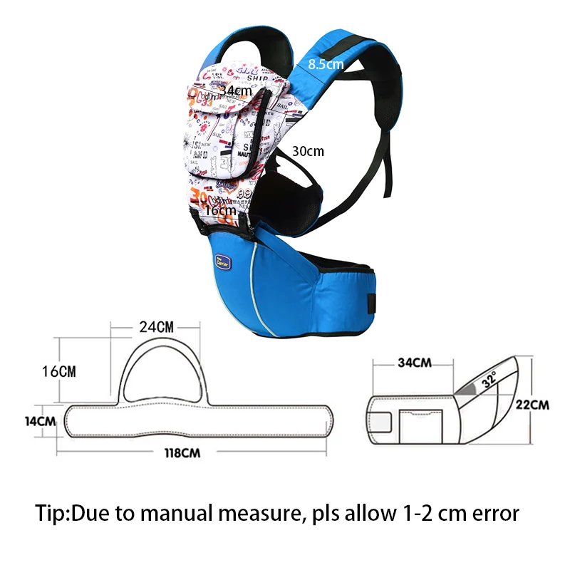 Baby Carrier 0-36 Month 360 Hip Seat Breathable Baby Sling Multifunction Infant Front Facing Back Toddler Carrying Pocket BB3068 (9)