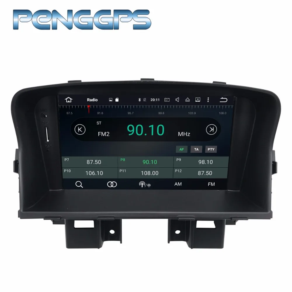 Perfect 1024* 600 2 Din Android 8.1 Car CD DVD Player GPS Navigation for Chevrolet Cruze 2008 2011 2012 2013 2014 1080P Video Headunit 5