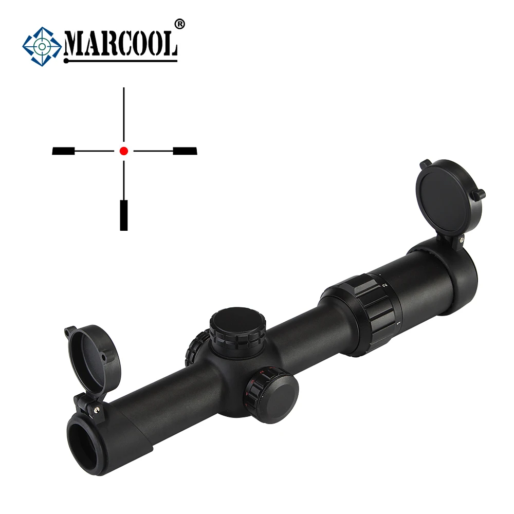 

MARCOOL Optical Sight 1-6X24 IRG 1 CLICK 1/2 MOA Hunting Riflescope Tactical Optics Sight Rifle Scope For Big Guns Fires