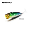 Bearking professional hot fishing tackle fishing lures, assorted colors, popper 80mm 20g topwater,6colors for choose hard bait ► Photo 3/5
