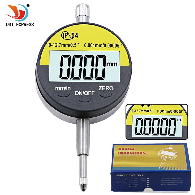 Buy 0.001mm IP54 Oil Proof Digital Micrometer 12.7mm/0