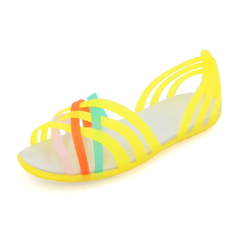 BeautyFeet Лето Рыбы Рот Пластиковые босоножки Радуги Случайные Пляжная туфли