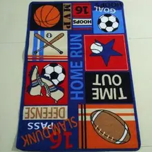 Милые забавные ковры для детских площадок для Футбол Бейсбол семья хобби детские для игр и ползанья коврик для мальчиков коврики для спальни гостиной