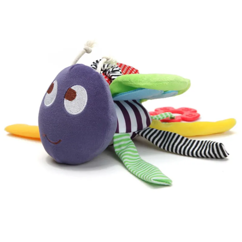 

Baby Kids Lovely Animal Bee Bed Rattle Hanging Doll Infant Plush Toy Cute Hang Bed Car