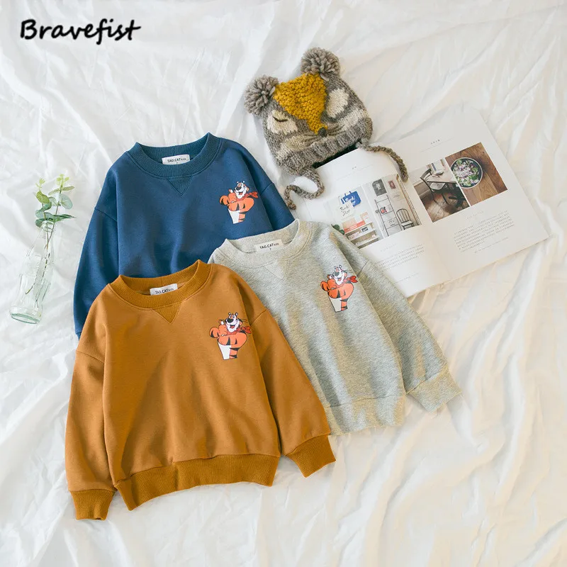 Baby Cartoon T-shirt Cotton O-Neck Long Sleeve Korean Tiger Baby Tops 1-3Years Old Infant Boys Girls Tees Spring Autumn Outwear Baby Cartoon T-shirt Cotton O-Neck Long Sleeve Korean Tiger Baby Tops 1-3Years Old Infant Boys Girls Tees Spring Autumn Outwear