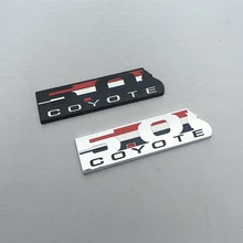1 Uds 3D Metal 5,0 COYOTE emblema Fender placa coche pegatinas para Mustang GT F-150 jefe 302 2011-2018 estilo de coche