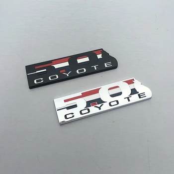 

1 PCS 3D Metal 5.0 COYOTE Emblem Fender Badge Car Stickers For Mustang GT F-150 Boss 302 2011-2018 Car Styling