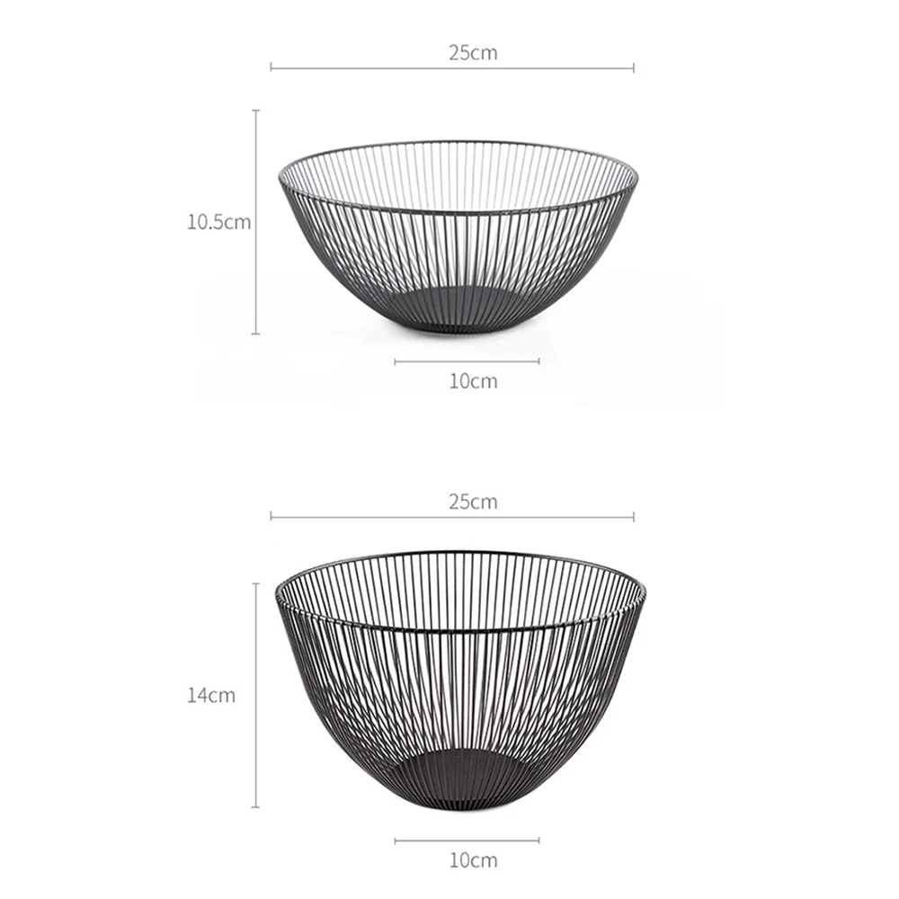 Креативная Минималистичная корзина для фруктов, для гостиной, креативная корзина для фруктов, для дома, железная корзина для фруктов, корзина для хранения, украшение для кухни