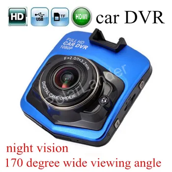 

free shipping 170 degree wide viewing angle Car DVR Recorder GT300 Dashcam Digital Video Registrator G-Sensor Night Vision