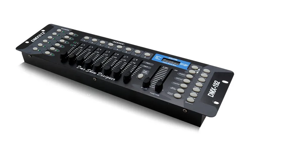 192 controlador DMX, DJ para iluminación de la etapa 512 DMX consola Dj Led par luz principal movil