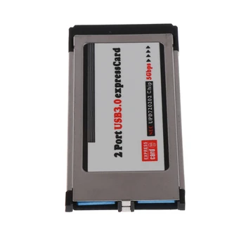 

Metal Shell Express Card to 2Port USB3.0 34mm Adapter Convert Card Expansion NEC Chipset