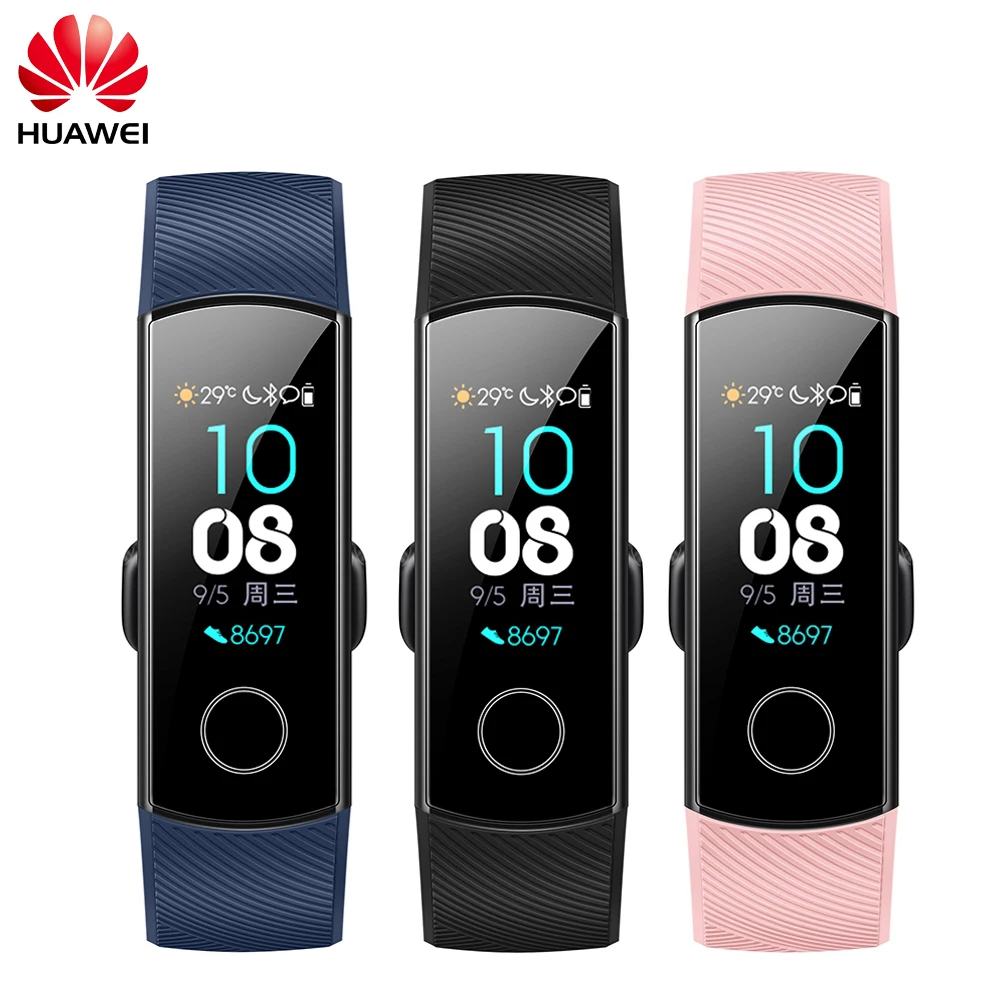 Original Huawei Honor Smart Band 4 bracelet Amoled couleur 0.95 "écran tactile Posture de natation détecter la fréquence cardiaque sommeil affichage instantané | AliExpress
