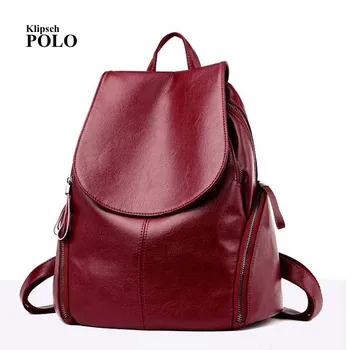 

Multifunction Leisure Women Backpack Leather Backpacks Female School Shoulder Bags for Teenage Girls Travel Back Pack