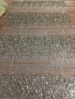 

sparkle glued glitter mesh tulle glued CiCi-53106 glitter lace fabric for wedding/evening dress 5yards