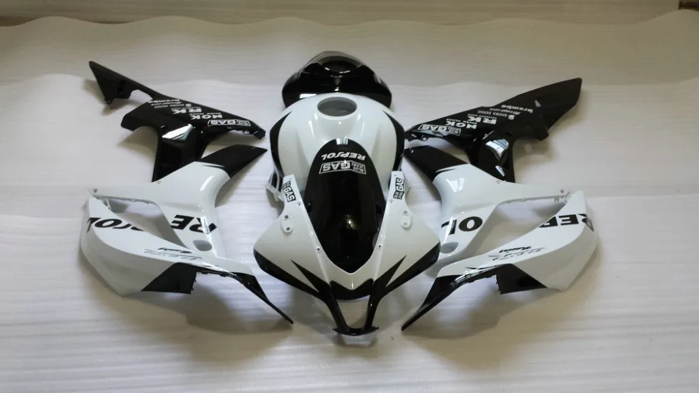 Литьевая форма обтекатель комплект для CBR600RR F5 07 08 CBR 600RR 2007 2008 CBR600 600 RR Белый Черный