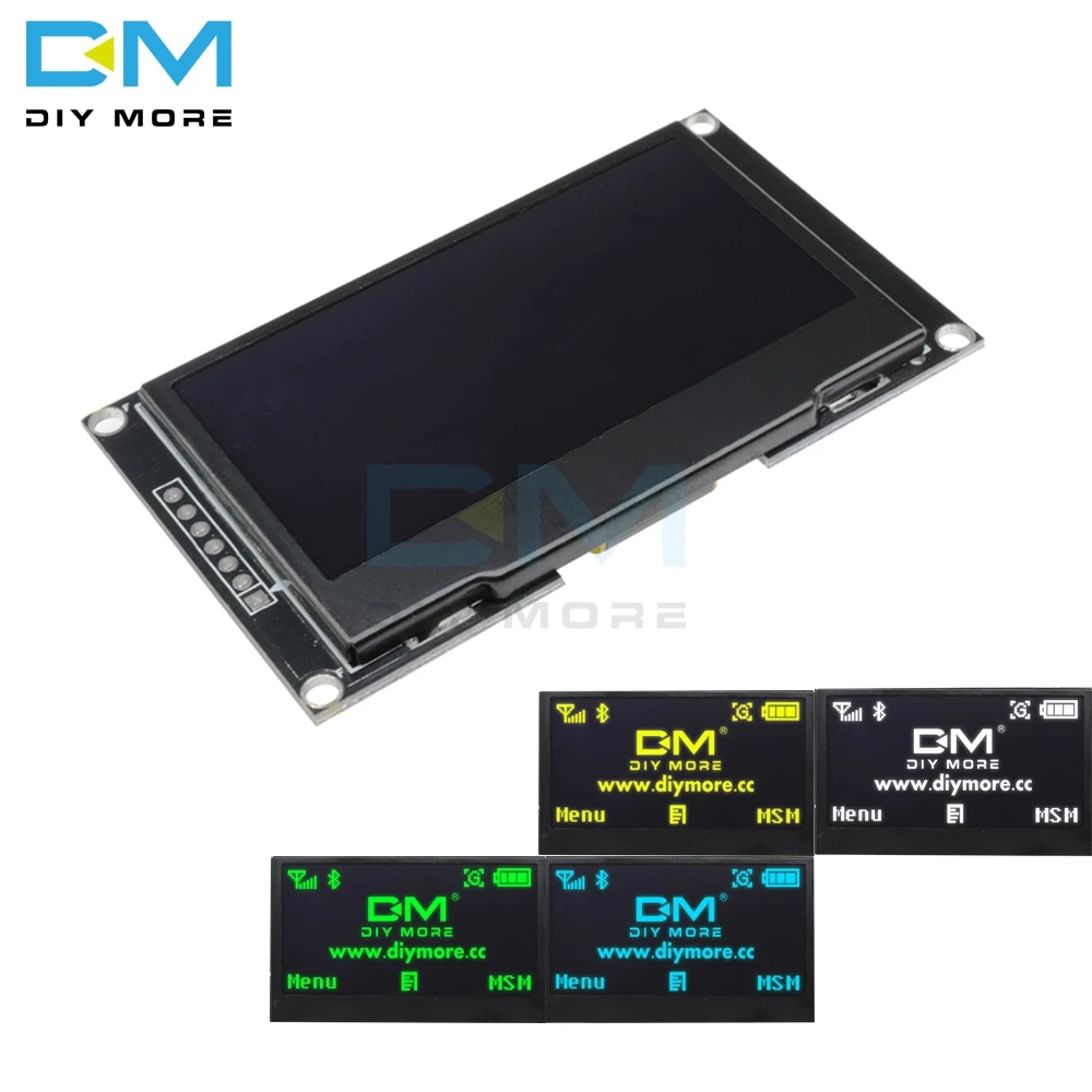 2,4" 2,42 дюймовый ЖК-экран 12864 128X64 OLED дисплей модуль C51 STM32 SSD1309 для Arduino белый/синий/зеленый/желтый