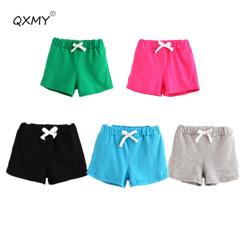 

New Kids Clothing Baby Girls Boys Shorts 10 Colors Cotton Shorts For Girls Boys 2-8 Years Brand Kids Children Beach Shorts