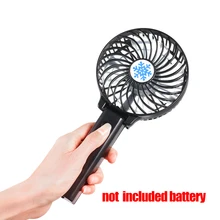 Портативный Mini-USB вентилятор складной кондиционер Поклонники Ручные вентилятор охлаждения для домашнего офиса Перезаряжаемые вентилятор