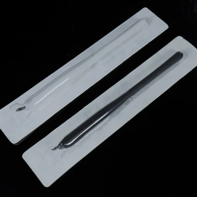 

10pcs Dissposable microblading pen 18U/14pin EO Gas Sterilized 3D Micro Blade Tools Permanent makeup machine Eyebrow tattoo