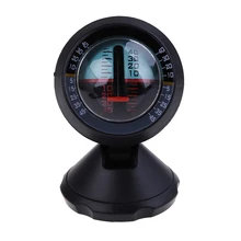 1 шт. черные электронные регулируемые военные морской шар ночного видения Компас для лодки автомобиля портативный автомобильный компас автомобильный направляющий шар