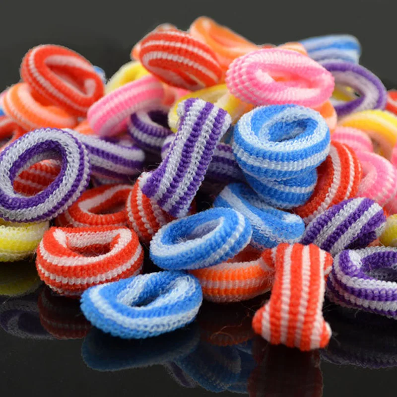

Lot 100pcs Baby Girls Elastic Ties Hair Bands Rope Ponytail Holders Headband Hairwear Scrunchie Accessories