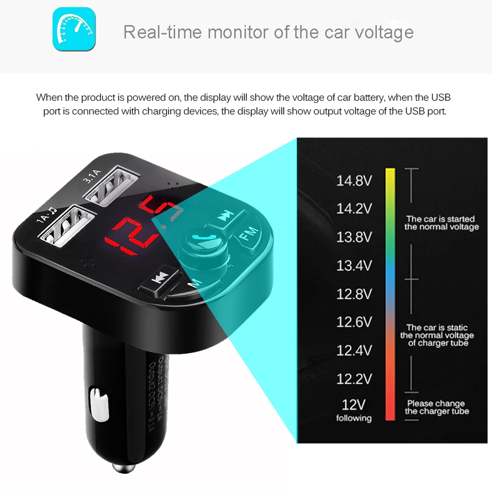 E0070 Bluetooth FM Transmitter (8)