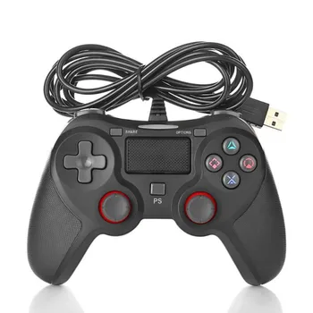 

Wired Controlle Controller with The Dual Vibration for Playstation 4 USB Gamepad Gaming Accessories For Sony PS4 2.2m Cable
