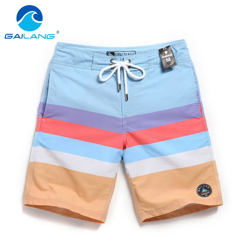 Fatos de Banho Shorts de Secagem Gailang Marca Masculina Boardshorts Board Praia Shorts Casuais Bermuda Basculante Rápida Tronco