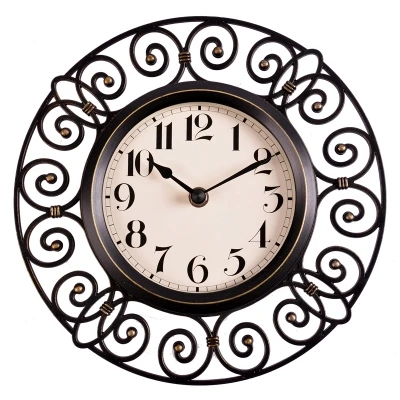 10 Inch Crafts Vintage Decorative Wall Clock Modern Design Silent 10 Inch Crafts Vintage Decorative Wall Clock Modern Design Silent Quartz Home Decoration Unique Clocks