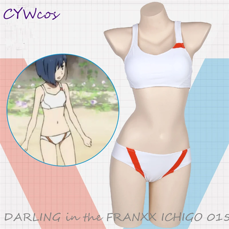 Женский летний купальник бикини с рисунком аниме DARLING in the FRANXX ICHIGO 015|Костюмы