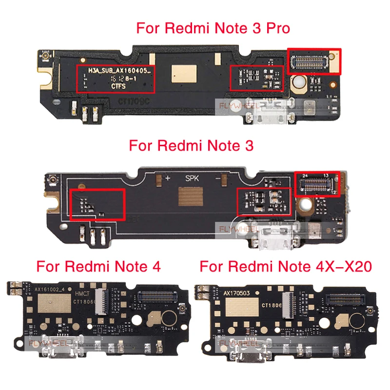 1 шт. USB порт зарядное устройство разъем микрофонная док-станция для зарядки гибкий кабель в сборе запасные части для Xiaomi Redmi Note 3 Pro 4X X20
