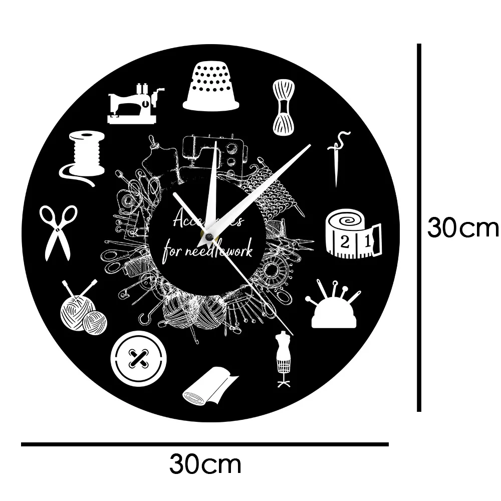 Портной магазин шитье современный дизайн настенные часы одежда Дизайнер 3D настенные часы портной мастер Декор уникальный подарок