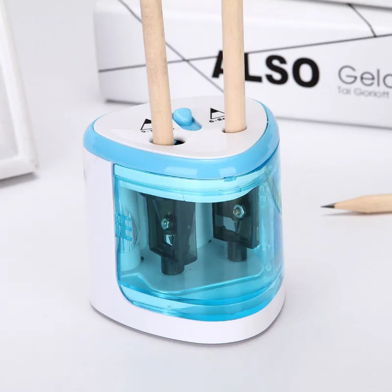 

Automatic Two-hole Electric Touch Switch Pencil Sharpener For 6-8mm And 9-12mm Pencils Home Office School Desktop Students