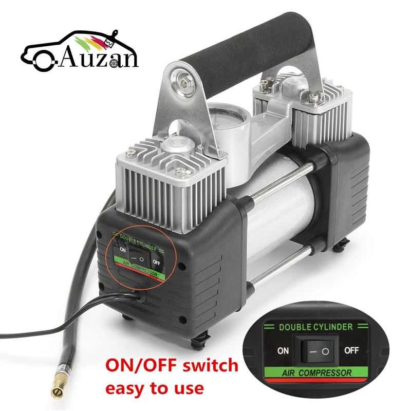 

Portable DC 12V 140PSI Auto Tire Inflator Pumps Car Air Pump Auto Compressor Heavy- Tyre 30Amp Set