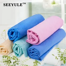 1 шт. SEEYULE 43*32*0,2 см замшевый автомобильный моющийся полотенце Уход За чисткой ПВА Ткань из искусственной замши Супер Поглощение