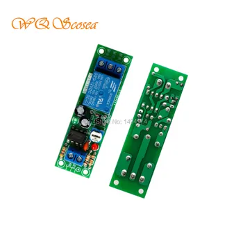

WQScosea Q8S-289 12V Delay Time Relay Module 0-60 Seconds Delay Timer Timing Switch DC 10V-15V NE555 Power-ON Delay ON Board