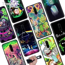 Rick and Morty Anime Black Soft Case for Oneplus 7 Pro 7 6T 6 Silicone TPU Phone Cases Cover Coque Shell