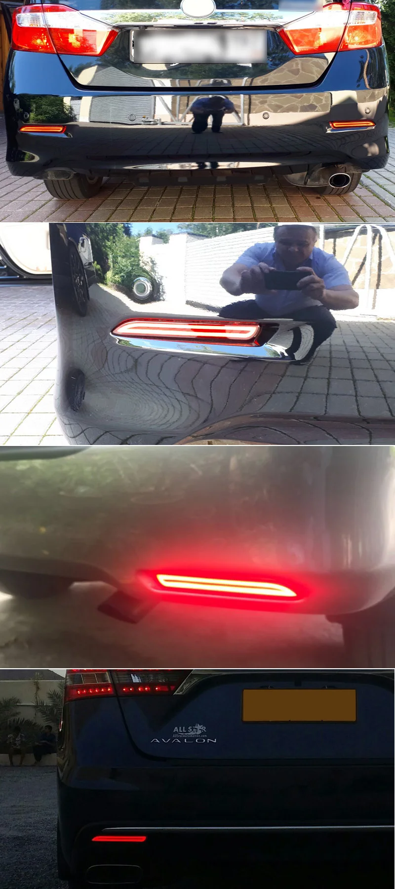 Для Toyota Avalon 2013- SNCN мульти-функциональный для хвостовой части автомобиля светильник светодиодный задний противотуманный фонарь заднего бампера светильник авто лампы тормозной свет светильник отражатель