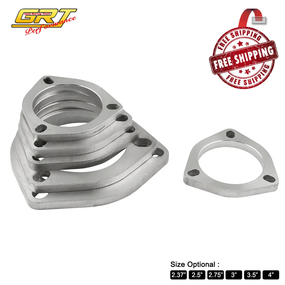 Free shipping 1pc 3 Holes Stainless Steel Collector Flange Gasket