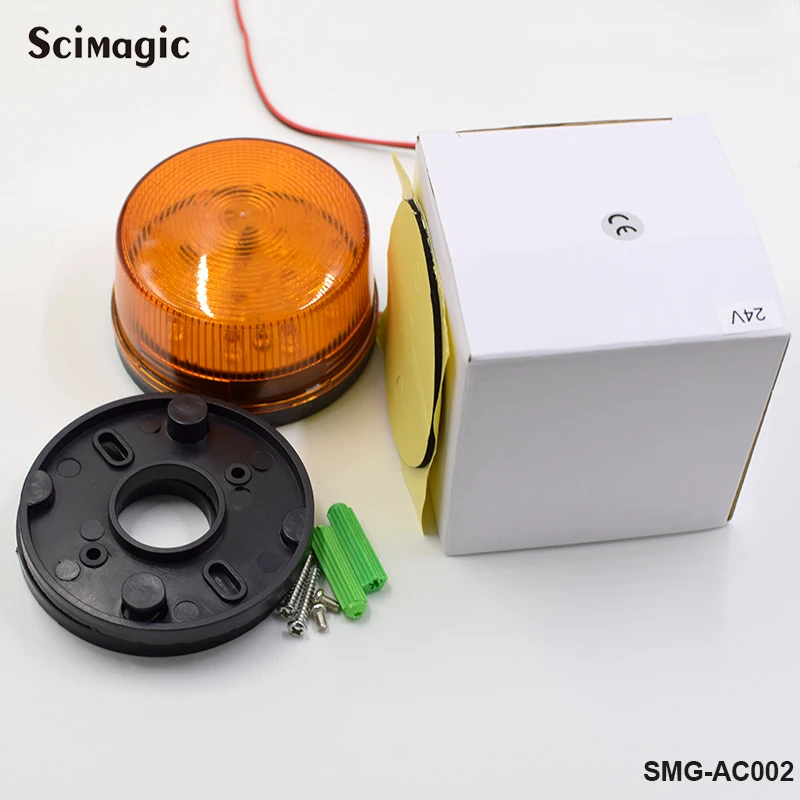 

Alarm Signal Lamp Strobe Warning light Waterproof 24V Indicator light LED Lamp small Flashing Light Security #06