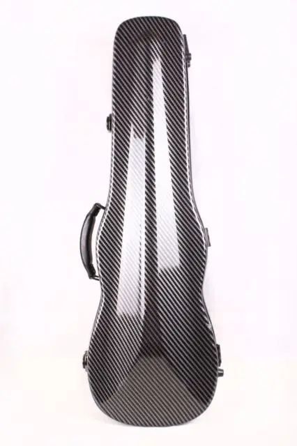 Один чехол из углеродного волокна для скрипки 4/4 Размер Чехол из углеродного волокна крепкий светильник прочный черный цвет белый цвет