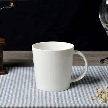 

dhl free shipping 48pcs ceramic super white coffee mugs and cups porcelain plain white cups drinkware