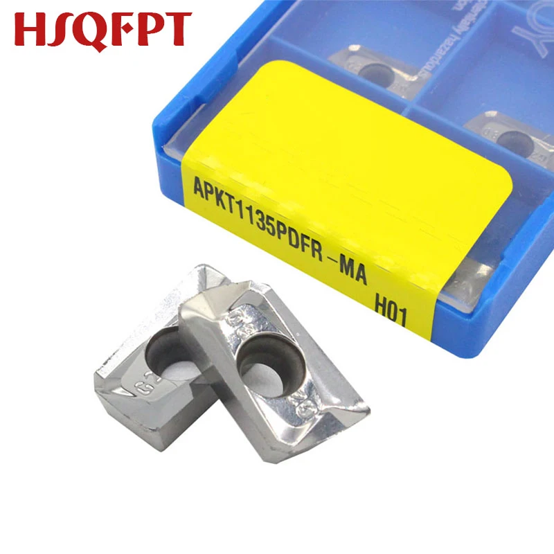 10 шт. APKT1135 PDFR MA H01 алюминиевый резак лезвие вставить мельница инструмент режущий