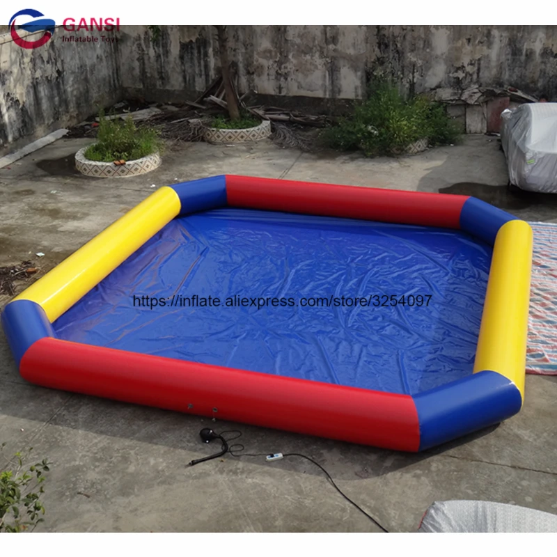 8M Inflatable Swimming Pools Rental,Simple Installation Foldable Giant Inflatable Pool For Water Walking Ball cheap human sized hamster transparent giant plastic inflatable water walking ball for rental